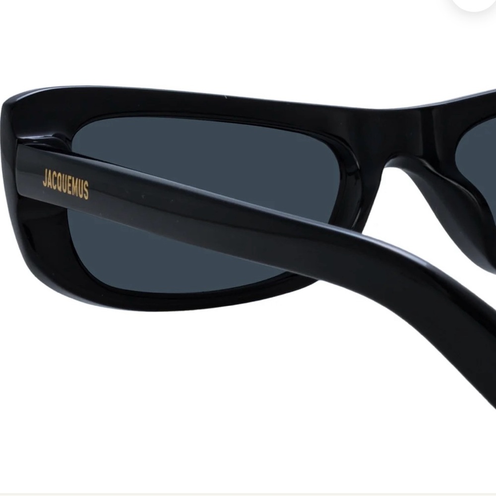 Jacquemus Capri Rectangular Sunglasses in black N… - image 2